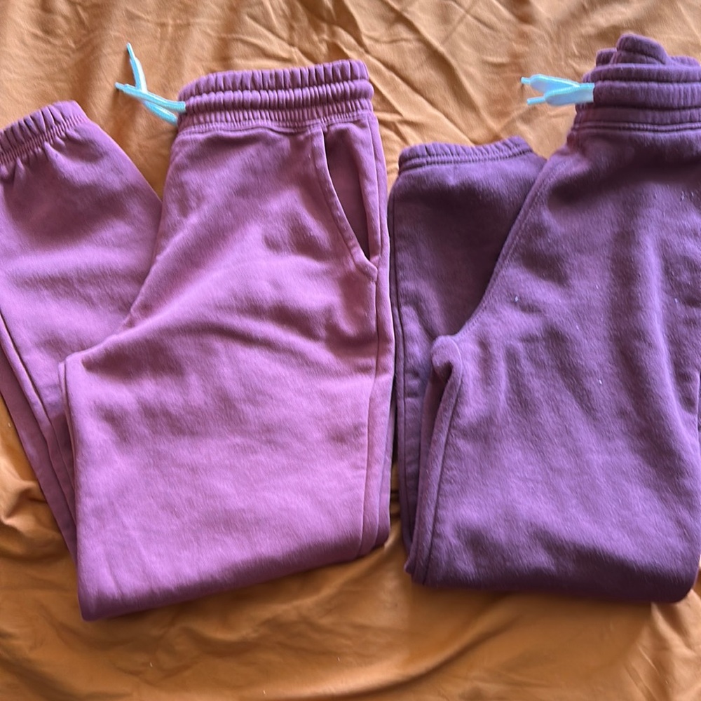 Plum color sweats
